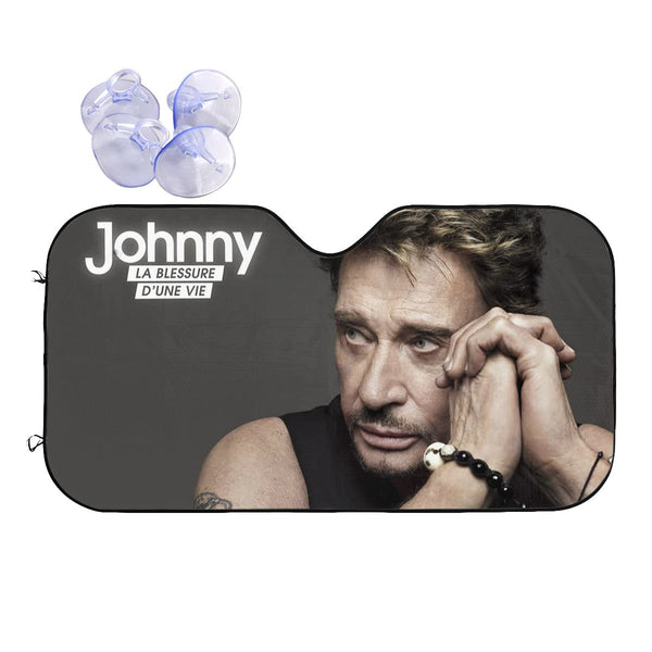 Pare-soleil de voiture Johnny Hallyday #1 | Johnny Hallyday Fanclub