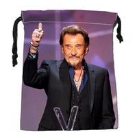 Petit sac à cordon Johnny Hallyday 24 modèles | Johnny Hallyday Fanclub