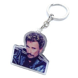 Porte-clé photo Johnny Hallyday 8 modèles | Johnny Hallyday Fanclub