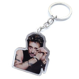 Porte-clé photo Johnny Hallyday 8 modèles | Johnny Hallyday Fanclub