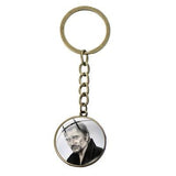 Porte-clé photo Johnny Hallyday + chaîne 16 modèles | Johnny Hallyday Fanclub