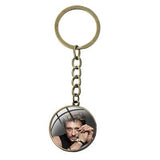 Porte-clé photo Johnny Hallyday + chaîne 16 modèles | Johnny Hallyday Fanclub
