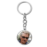 Porte-clé photo Johnny Hallyday + chaîne 16 modèles | Johnny Hallyday Fanclub