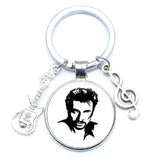 Porte-clé photo Johnny Hallyday - Rockeur 16 modèles | Johnny Hallyday Fanclub