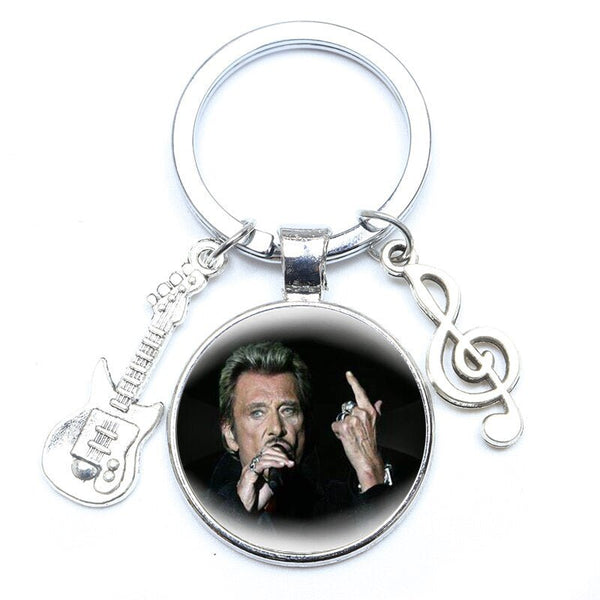 Porte-clé photo Johnny Hallyday - Rockeur 16 modèles | Johnny Hallyday Fanclub