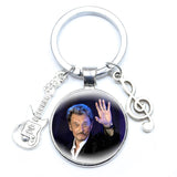 Porte-clé photo Johnny Hallyday - Rockeur 16 modèles | Johnny Hallyday Fanclub