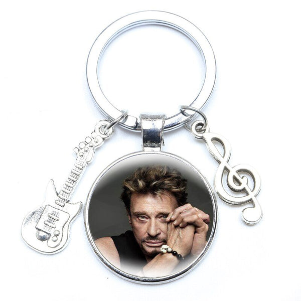 Porte-clé photo Johnny Hallyday - Rockeur 16 modèles | Johnny Hallyday Fanclub