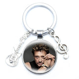 Porte-clé photo Johnny Hallyday - Rockeur 16 modèles | Johnny Hallyday Fanclub