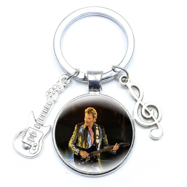Porte-clé photo Johnny Hallyday - Rockeur 16 modèles | Johnny Hallyday Fanclub