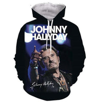 Sweat-shirt à capuche JOHNNY HALLYDAY #13 | Johnny Hallyday Fanclub
