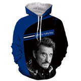 Sweat-shirt à capuche JOHNNY HALLYDAY #19 | Johnny Hallyday Fanclub