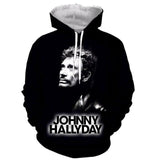 Sweat-shirt à capuche JOHNNY HALLYDAY #3 | Johnny Hallyday Fanclub