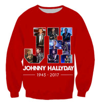 Sweat-shirt JH #2 - 10 couleurs | Johnny Hallyday Fanclub