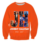 Sweat-shirt JH #2 - 10 couleurs | Johnny Hallyday Fanclub