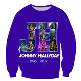 Sweat-shirt JH #3 - 10 couleurs | Johnny Hallyday Fanclub