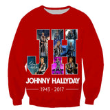Sweat-shirt JH #3 - 10 couleurs | Johnny Hallyday Fanclub