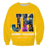 Sweat-shirt JH #3 - 10 couleurs | Johnny Hallyday Fanclub