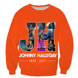Sweat-shirt JH #3 - 10 couleurs | Johnny Hallyday Fanclub