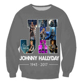 Sweat-shirt JH #3 - 10 couleurs | Johnny Hallyday Fanclub