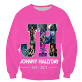 Sweat-shirt JH #3 - 10 couleurs | Johnny Hallyday Fanclub