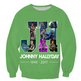 Sweat-shirt JH #3 - 10 couleurs | Johnny Hallyday Fanclub