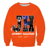 Sweat-shirt JH #4 - 10 couleurs | Johnny Hallyday Fanclub