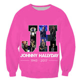 Sweat-shirt JH #4 - 10 couleurs | Johnny Hallyday Fanclub