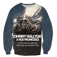 Sweat-shirt JOHNNY HALLYDAY À nos promesses | Johnny Hallyday Fanclub