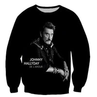 Sweat-shirt JOHNNY HALLYDAY De l'amour | Johnny Hallyday Fanclub