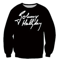 Sweat-shirt JOHNNY HALLYDAY Imprimé #2 | Johnny Hallyday Fanclub