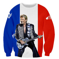 Sweat-shirt JOHNNY HALLYDAY Mon pays #2 | Johnny Hallyday Fanclub