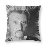 Taie d'oreiller carrée Johnny Hallyday 10 modèles | Johnny Hallyday Fanclub