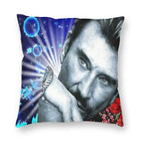 Taie d'oreiller carrée Johnny Hallyday 10 modèles | Johnny Hallyday Fanclub