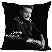 Taie d'oreiller carrée Johnny Hallyday 26 modèles | Johnny Hallyday Fanclub