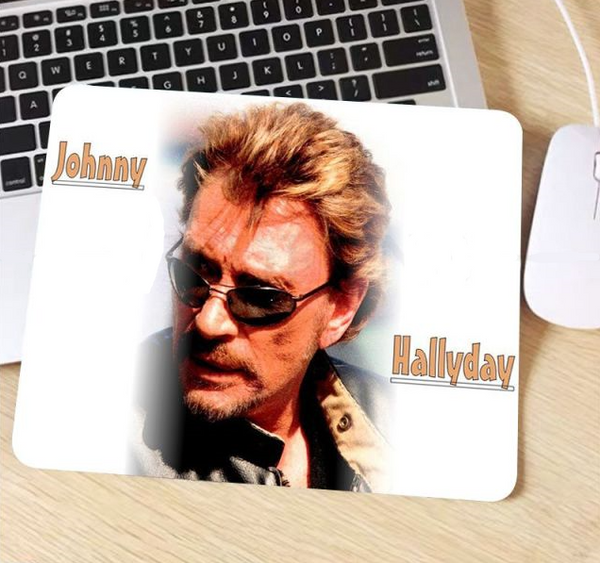 Tapis de souris Johnny Hallyday 5 modèles - Rectangulaire | Johnny Hallyday Fanclub