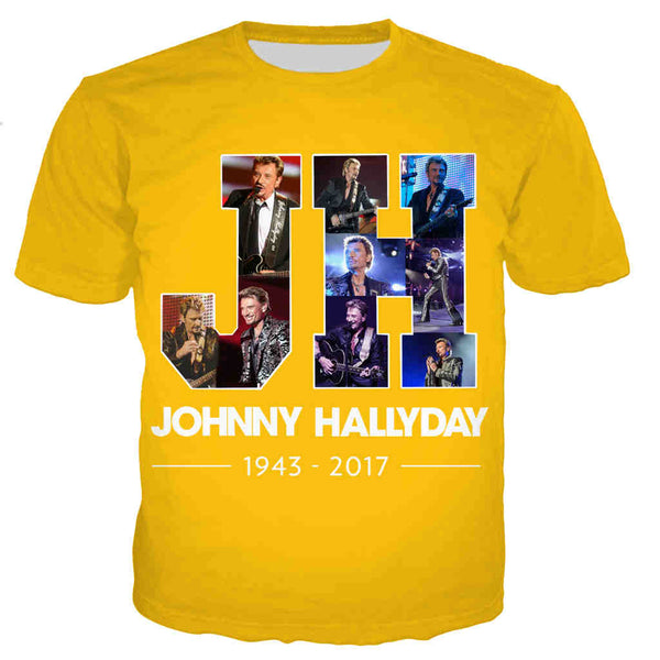 Tee-shirt JH #2 - 10 couleurs | Johnny Hallyday Fanclub
