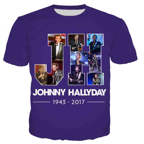Tee-shirt JH #2 - 10 couleurs | Johnny Hallyday Fanclub