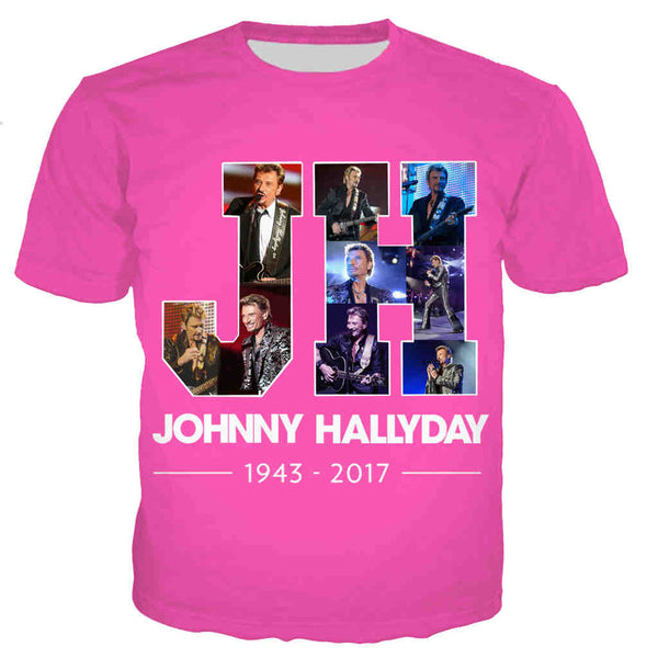 Tee-shirt JH #2 - 10 couleurs | Johnny Hallyday Fanclub