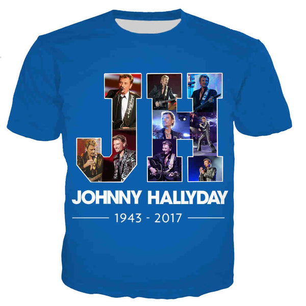 Tee-shirt JH #2 - 10 couleurs | Johnny Hallyday Fanclub