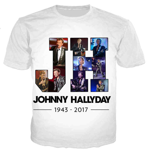 Tee-shirt JH #2 - 10 couleurs | Johnny Hallyday Fanclub