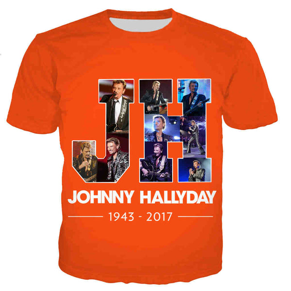 Tee-shirt JH #2 - 10 couleurs | Johnny Hallyday Fanclub