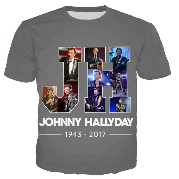 Tee-shirt JH #2 - 10 couleurs | Johnny Hallyday Fanclub