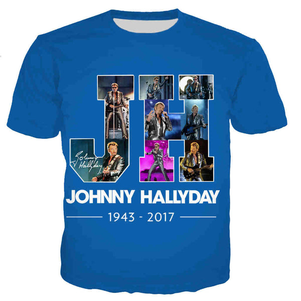 Tee-shirt JH #3 - 10 couleurs | Johnny Hallyday Fanclub