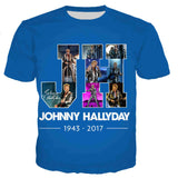 Tee-shirt JH #3 - 10 couleurs | Johnny Hallyday Fanclub
