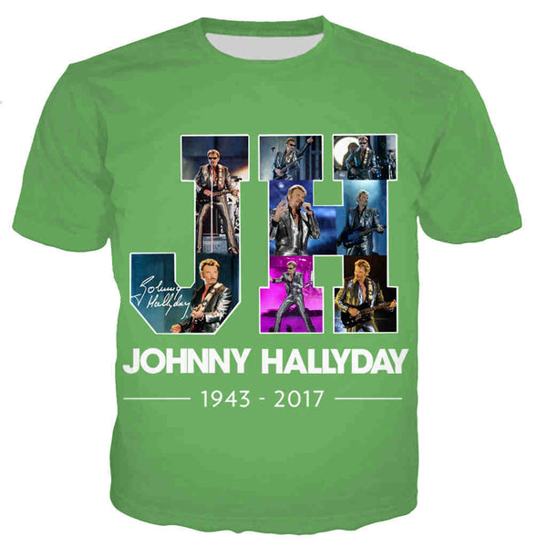 Tee-shirt JH #3 - 10 couleurs | Johnny Hallyday Fanclub