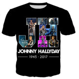 Tee-shirt JH #3 - 10 couleurs | Johnny Hallyday Fanclub