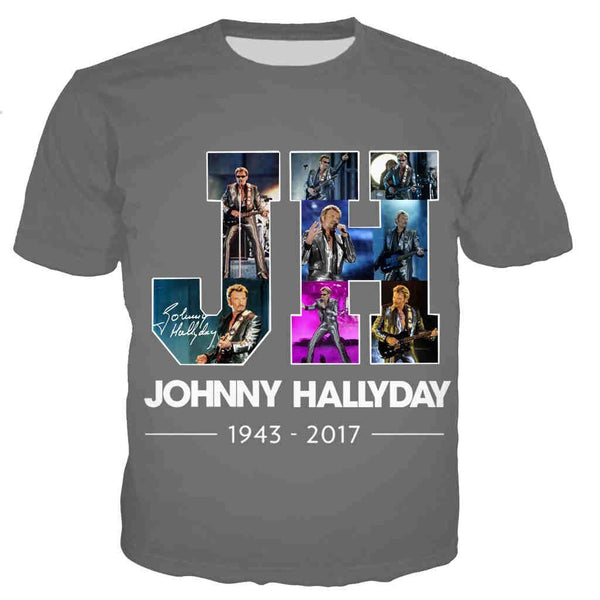 Tee-shirt JH #3 - 10 couleurs | Johnny Hallyday Fanclub