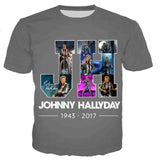 Tee-shirt JH #3 - 10 couleurs | Johnny Hallyday Fanclub