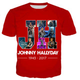 Tee-shirt JH #3 - 10 couleurs | Johnny Hallyday Fanclub