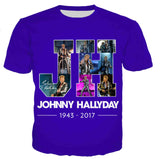 Tee-shirt JH #3 - 10 couleurs | Johnny Hallyday Fanclub